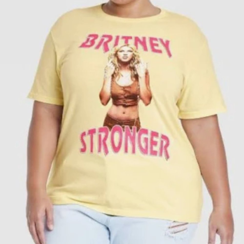 NWT Britney Spears Crewneck Short Sleeve Graphic Tee